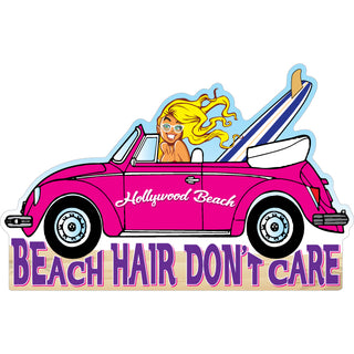 Hollywood Beach   Beach Hair Dont Care Sticker