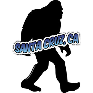 OK4 Santa Cruz  CA Bigfoot Silhouette Sticker