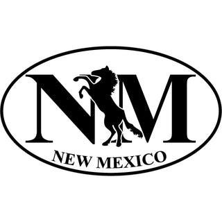 OK4 New Mexico Horse Euro Sticker