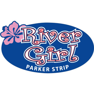 Parker Strip   River Girl Oval Sticker