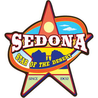 SEDONA STAR OF THE DESERT Sticker