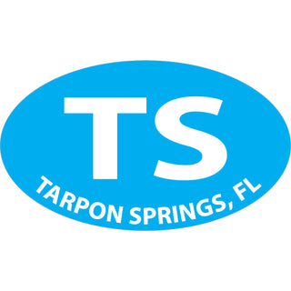 OK4 Tarpon Springs Blue Euro Sticker