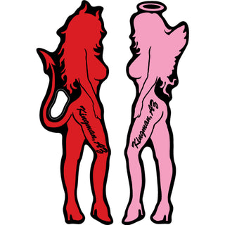 Devil Angel Girls   Kingman  AZ Devil Angel Girls Sticker