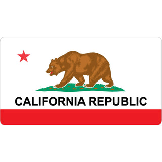 California Republic   California Flag Sticker