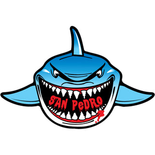 OK4 San Pedro Shark Front View (00093) Sticker