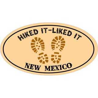 OK4 New Mexico Hiked it Liked It Sticker
