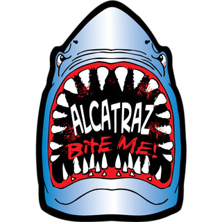 OK4 Alcatraz Bite Me Shark Sticker