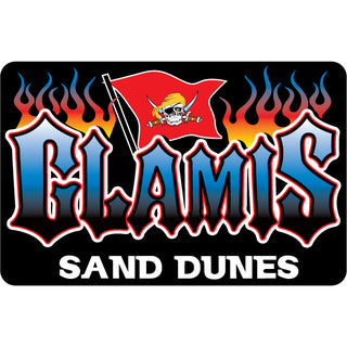 GLAMIS pirate flag Sticker
