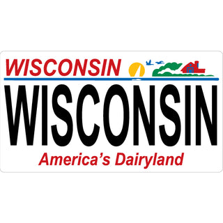 GP SB200 Wisconsin License Plate Sticker