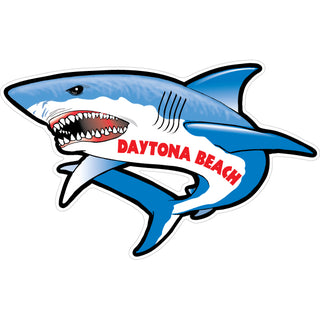 OK4 Daytona Beach Shark Full View Sticker