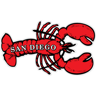 San Diego  CA   Lobster Sticker