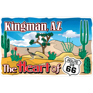 OK4 Route 66 Kingman AZ Sticker