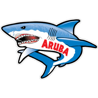 Aruba   Shark Full View Sticker