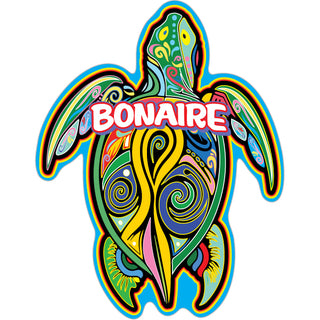 Bonaire   Sea Turtle Colors Sticker
