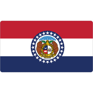 OK4 Missouri Flag mini Sticker