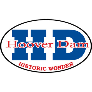 Hoover Dam   Euro Historic Wonder Sticker