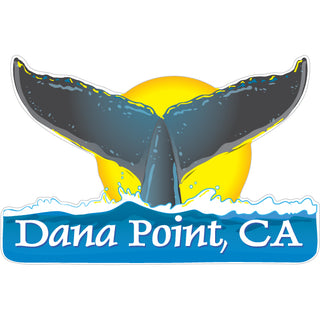 OK4 Dana Point  CA Whale Tail Sticker