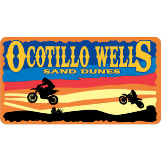 Ocotillo Wells   Sunset Dirt Bikes Sticker