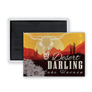 Lake Havasu Desert Darling Rectangle Badge Magnet