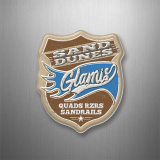 Glamis   Brown Vertical Shield 3D Magnet