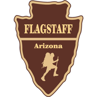 Flagstaff AZ with Hiker Sticker