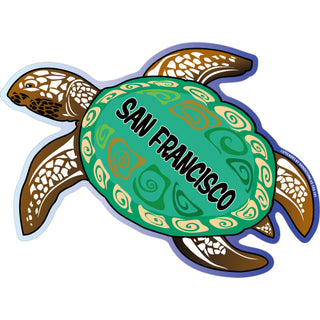 OK4 San Francisco Green Sea Turtle (00103) Sticker