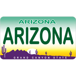 Arizona   Arizona License Plate Sticker