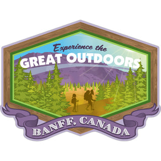 Bannf Canada Experience the Great outdoors Sticker