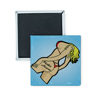 Parker  AZ Woman's Backside (00096) Square Badge Magnet