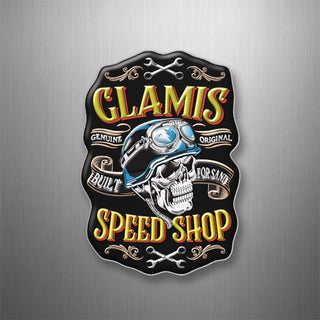 Glamis   Skull Speed shop 3D Magnet
