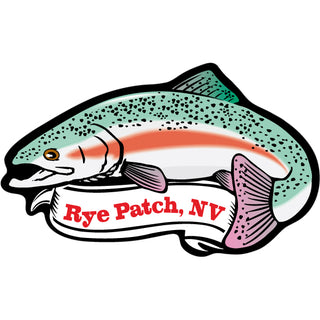 OK4 Rye Patch Dam NV Trout (00261) Sticker