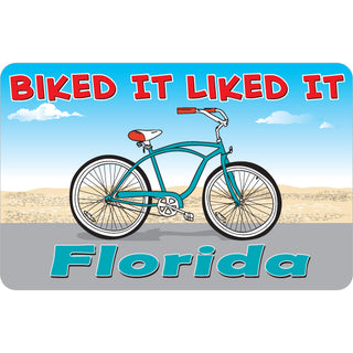 OK4 FLORIDA BIKED IT LIKED IT Sticker