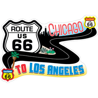 Route 66   Winding Road Sticker