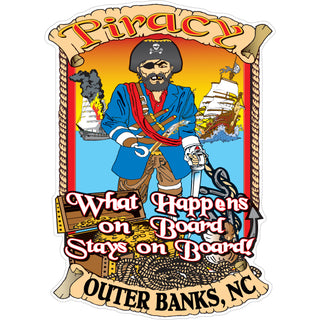 Outer Banks Piracy Sticker