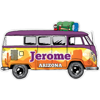 Jerome  AZ Bus w Desert Mountains Sticker