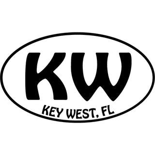 OK3 Key West KW Euro Oval Sticker