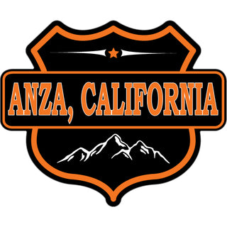 ANZA Orange Black shield Sticker
