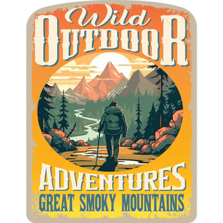 Great Smoky Mountains   Wild Outdoors Adventures Sticker