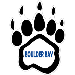 Boulder Bay Bear Paw Sticker