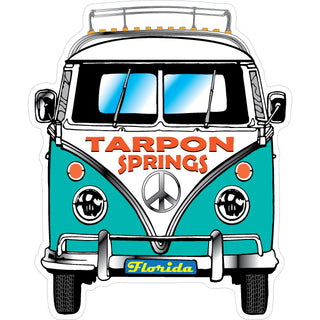 OK4 Tarpon Springs Bus Front View Sticker