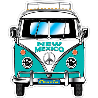 New Mexico   Bus Front View Sticker