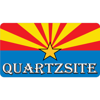 Quartzsite   Arizona Flag Sticker