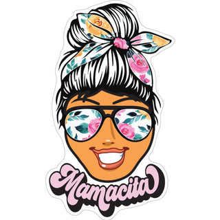 MAMACITA FACE AND GLASSES Sticker