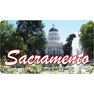 Sacramento Capitol Geyser Building Sticker