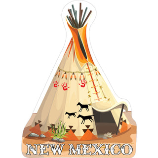 New Mexico Teepee Sticker