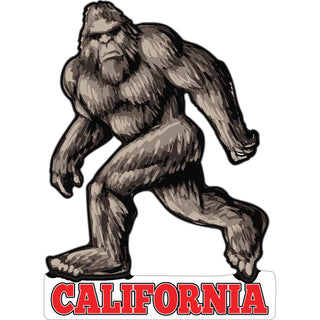 California Angry Bigfoot Sticker