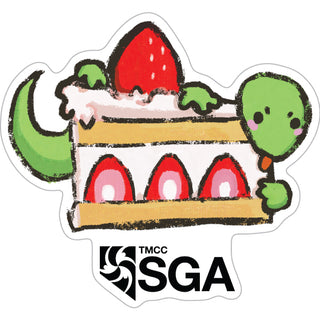 Club Fair Cake Lizard Sticker