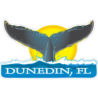 Dunedin  FL Whale Tail Sticker