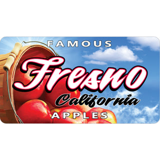 OK4 Fresno California Apple Basket Photo Sticker