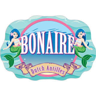 Bonaire   Mermaid Book Ends Sticker